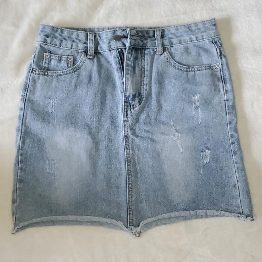 Denim skirt